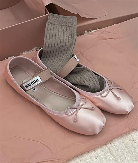 what is miu miu shoes|miu miu ballet flats.